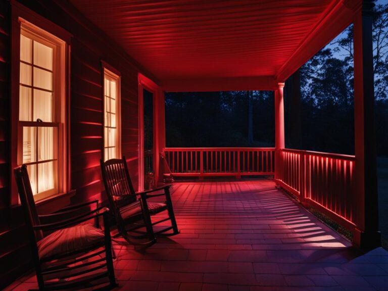 What does a red light on porch mean? Patio Color Tips (2024)