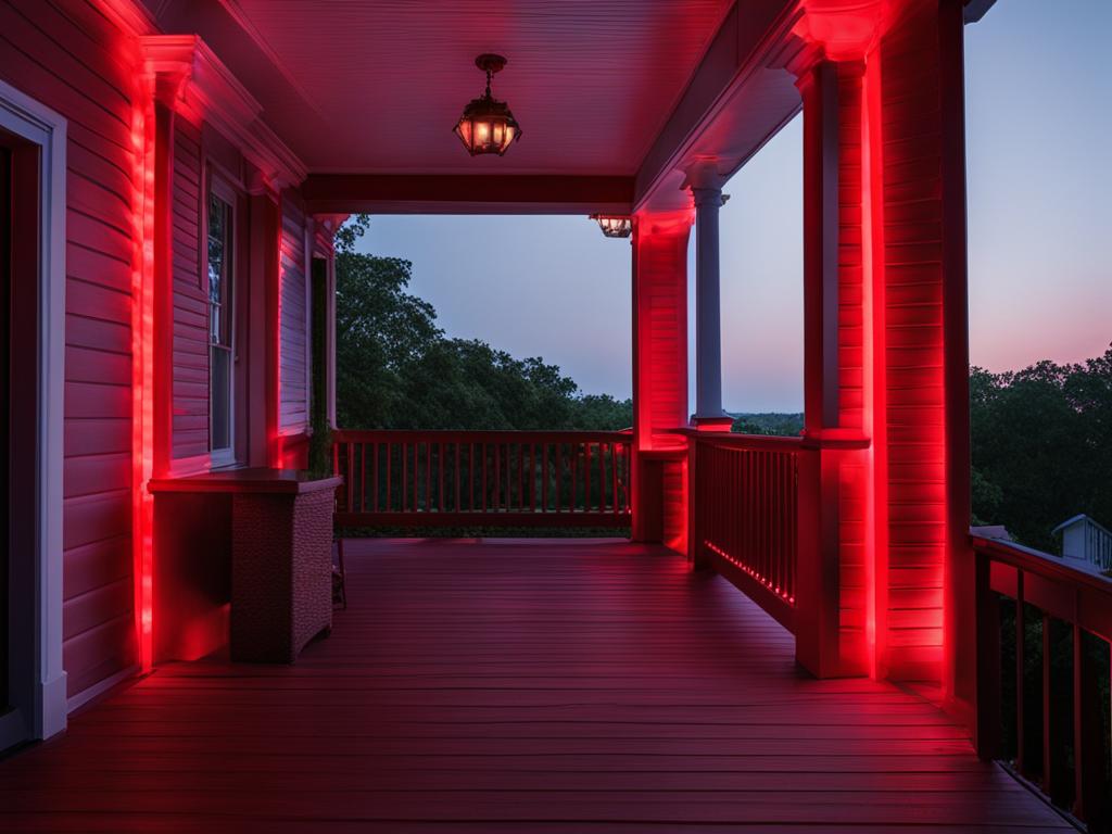 What does a red light on porch mean? Patio Color Tips (2024)